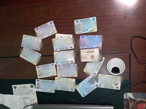 21 fake driver’s licenses seized in Mandaue City .